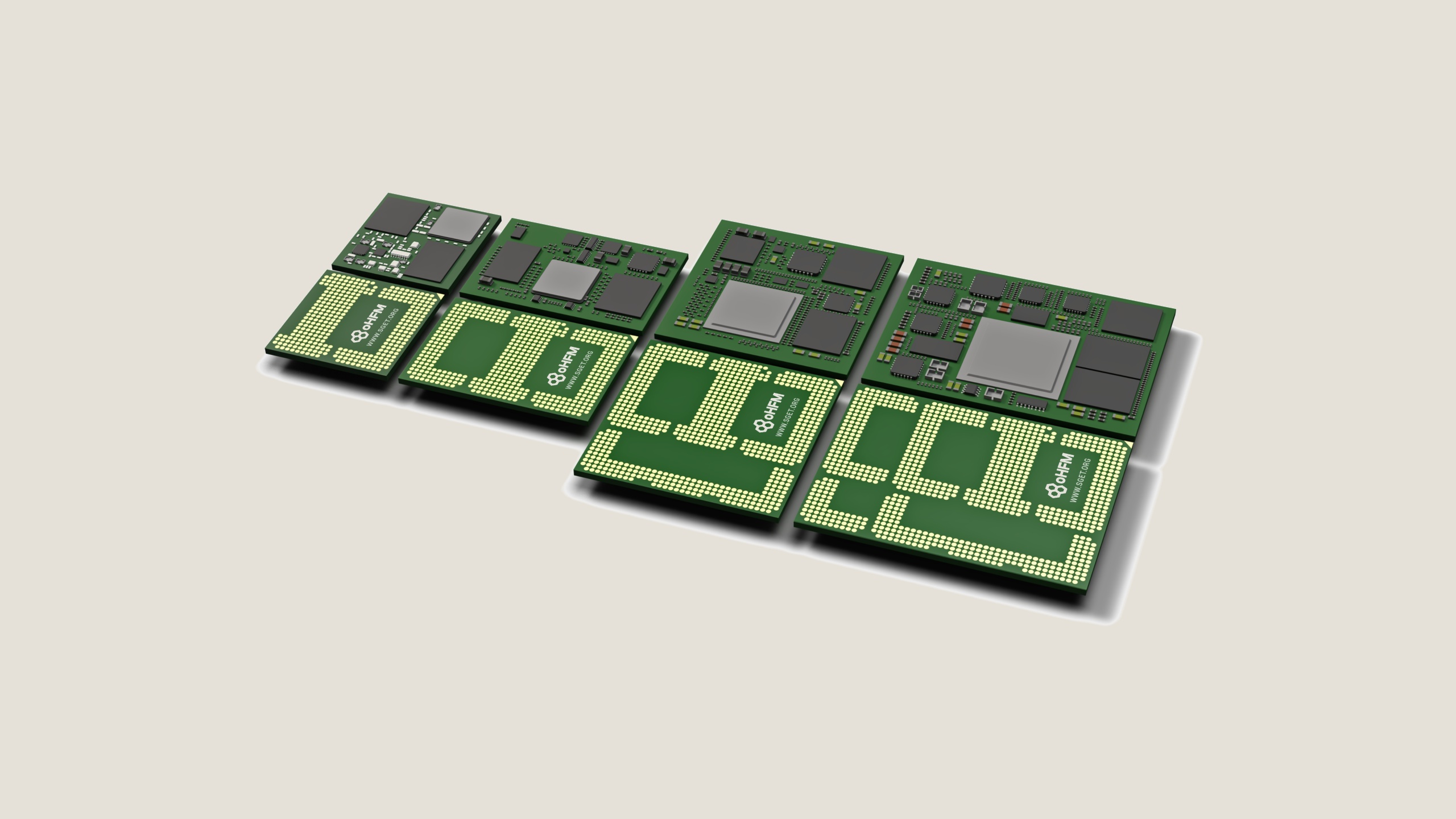 oHFM BGA 3D render